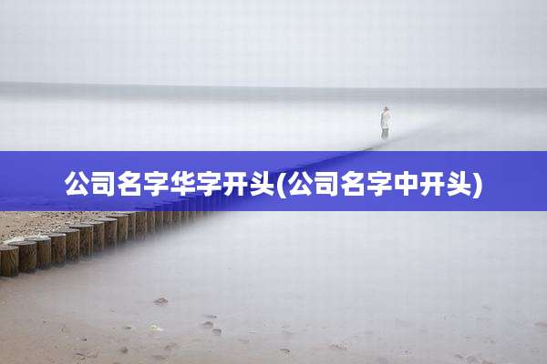 公司名字华字开头(公司名字中开头)