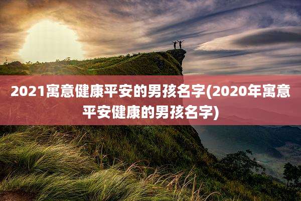 2021寓意健康平安的男孩名字(2020年寓意平安健康的男孩名字)