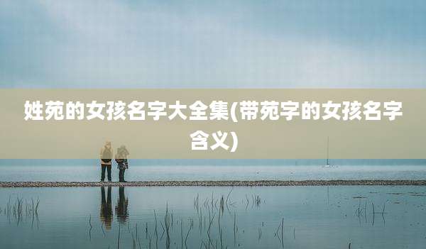 姓苑的女孩名字大全集(带苑字的女孩名字含义)