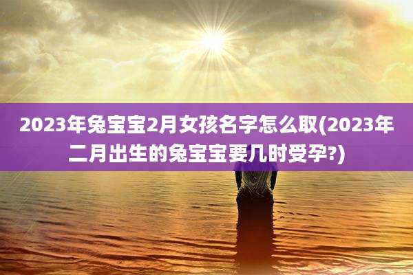 2023年兔宝宝2月女孩名字怎么取(2023年二月出生的兔宝宝要几时受孕?)
