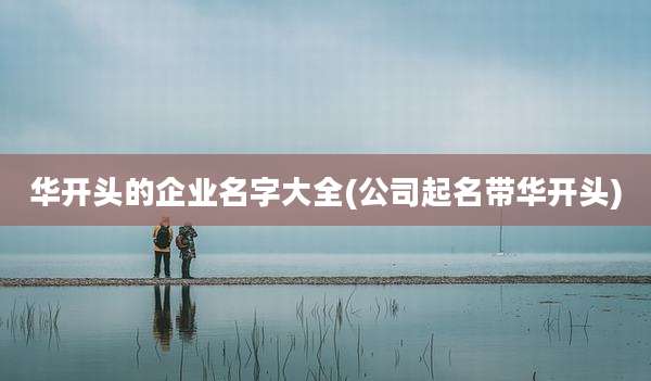 华开头的企业名字大全(公司起名带华开头)