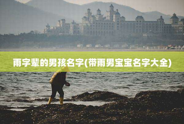 雨字辈的男孩名字(带雨男宝宝名字大全)