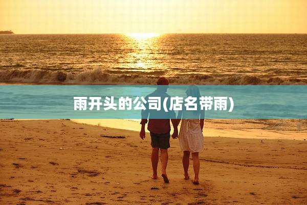 雨开头的公司(店名带雨)