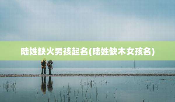 陆姓缺火男孩起名(陆姓缺木女孩名)