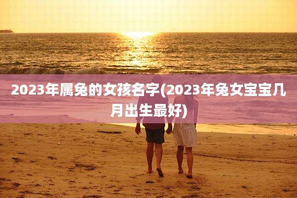 2023年属兔的女孩名字(2023年兔女宝宝几月出生最好)
