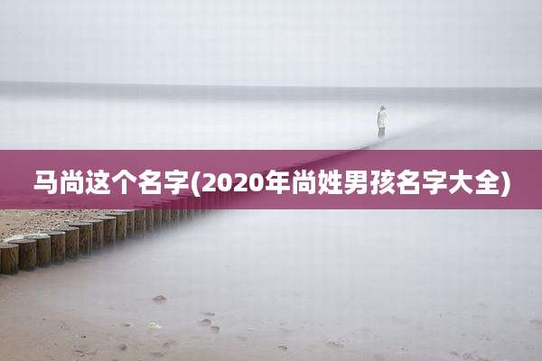 马尚这个名字(2020年尚姓男孩名字大全)