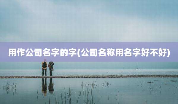 用作公司名字的字(公司名称用名字好不好)