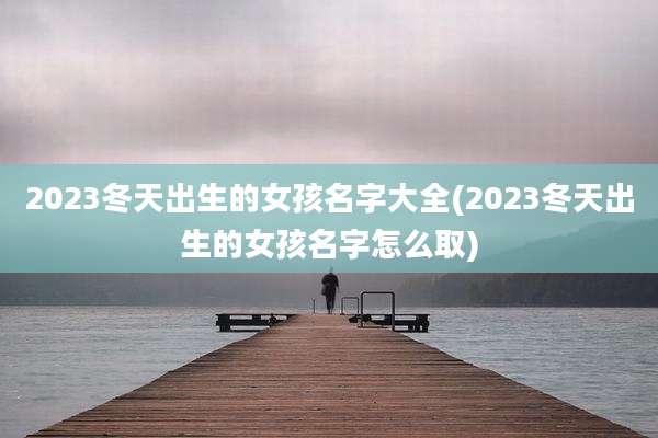 2023冬天出生的女孩名字大全(2023冬天出生的女孩名字怎么取)