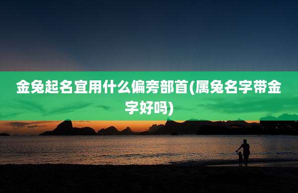 金兔起名宜用什么偏旁部首(属兔名字带金字好吗)