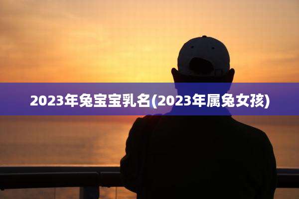 2023年兔宝宝乳名(2023年属兔女孩)