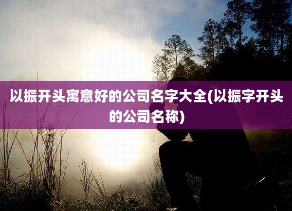以振开头寓意好的公司名字大全(以振字开头的公司名称)