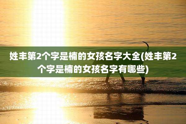 姓丰第2个字是楠的女孩名字大全(姓丰第2个字是楠的女孩名字有哪些)