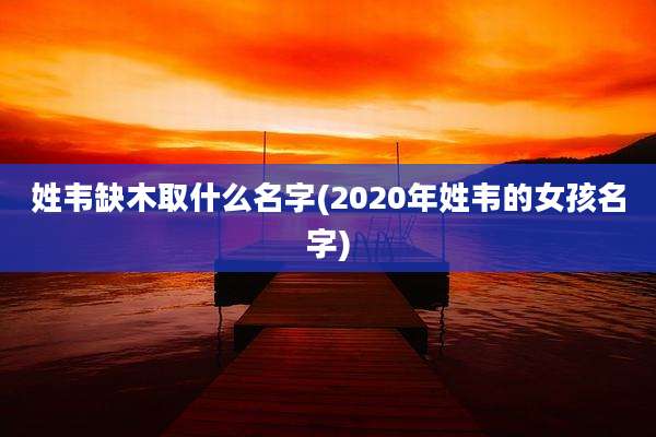 姓韦缺木取什么名字(2020年姓韦的女孩名字)