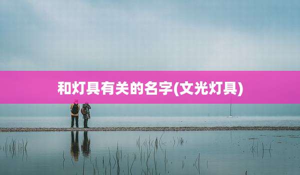 和灯具有关的名字(文光灯具)