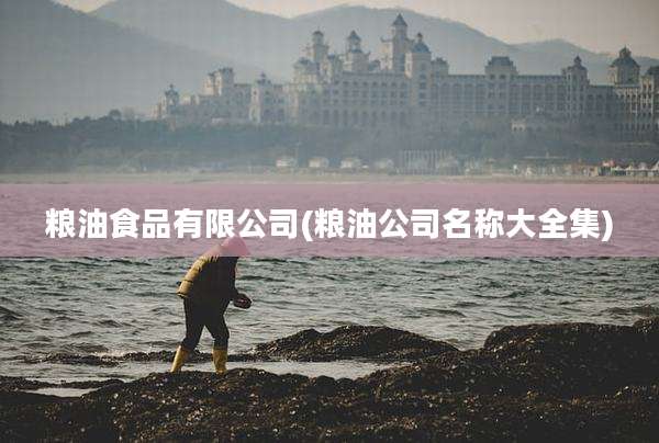 粮油食品有限公司(粮油公司名称大全集)
