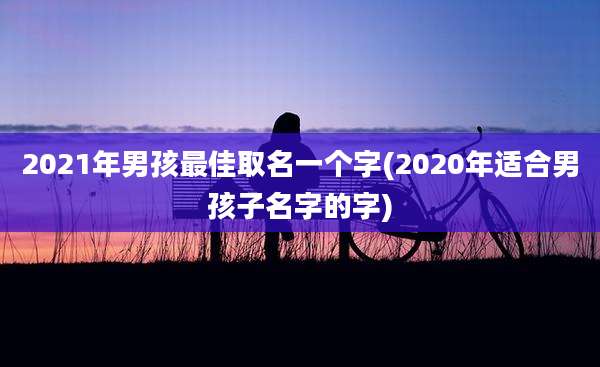 2021年男孩最佳取名一个字(2020年适合男孩子名字的字)