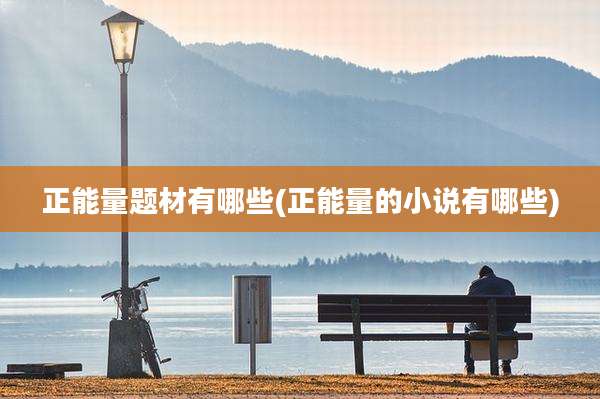 正能量题材有哪些(正能量的小说有哪些)