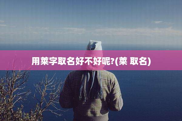 用莱字取名好不好呢?(莱 取名)