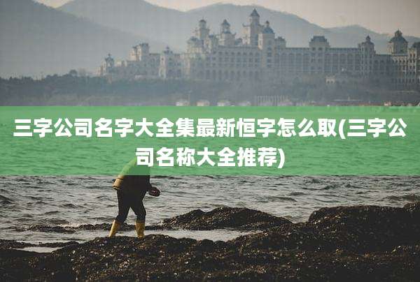 三字公司名字大全集最新恒字怎么取(三字公司名称大全推荐)