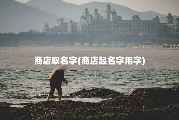 商店取名字(商店起名字用字)