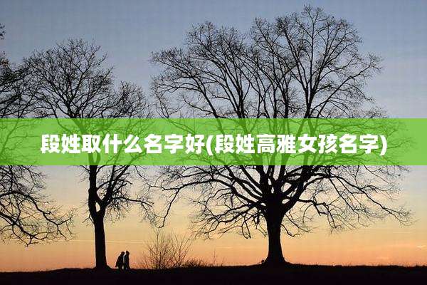 段姓取什么名字好(段姓高雅女孩名字)