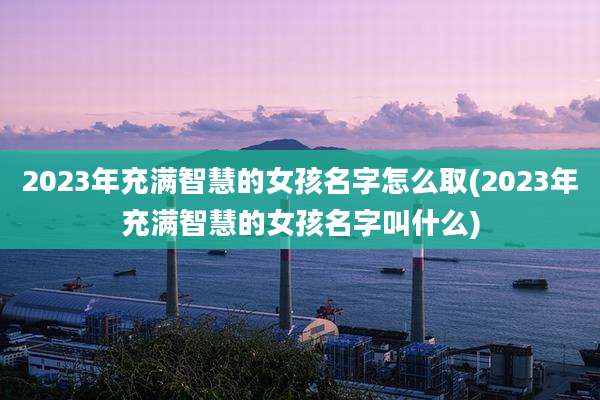 2023年充满智慧的女孩名字怎么取(2023年充满智慧的女孩名字叫什么)