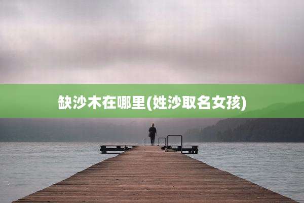 缺沙木在哪里(姓沙取名女孩)