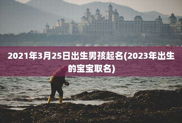 2021年3月25日出生男孩起名(2023年出生的宝宝取名)