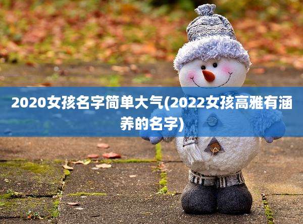 2020女孩名字简单大气(2022女孩高雅有涵养的名字)