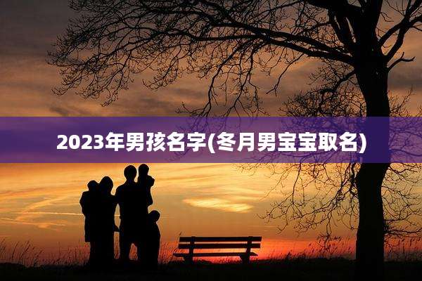 2023年男孩名字(冬月男宝宝取名)