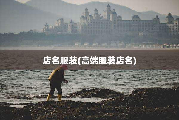 店名服装(高端服装店名)