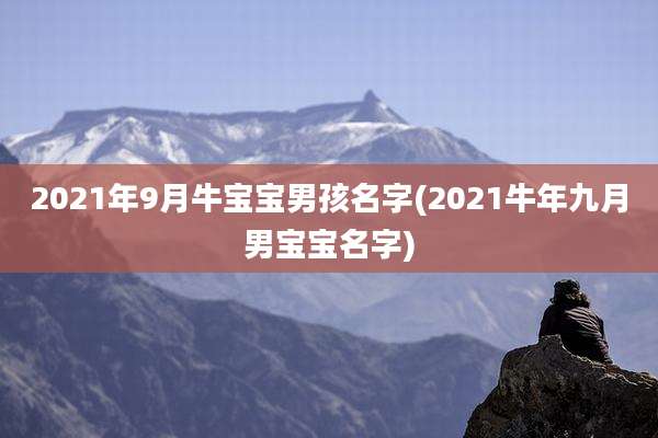 2021年9月牛宝宝男孩名字(2021牛年九月男宝宝名字)