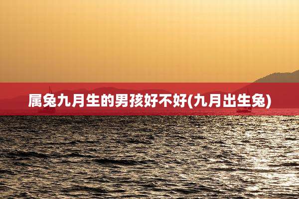属兔九月生的男孩好不好(九月出生兔)