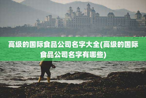 高级的国际食品公司名字大全(高级的国际食品公司名字有哪些)