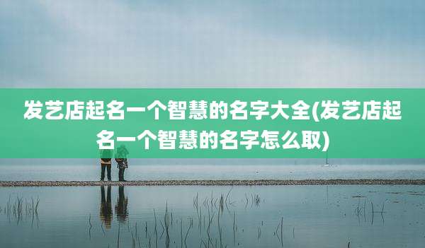 发艺店起名一个智慧的名字大全(发艺店起名一个智慧的名字怎么取)