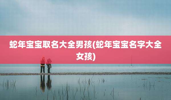 蛇年宝宝取名大全男孩(蛇年宝宝名字大全女孩)