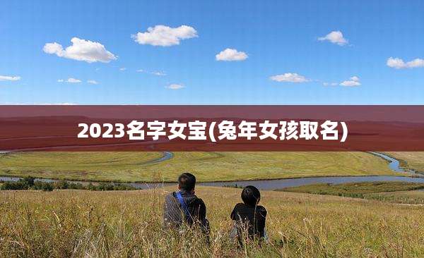 2023名字女宝(兔年女孩取名)