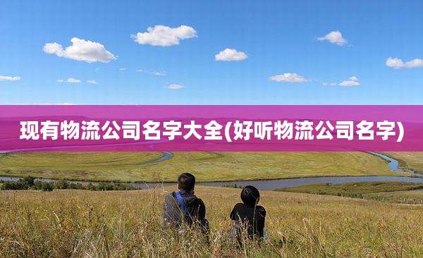 现有物流公司名字大全(好听物流公司名字)