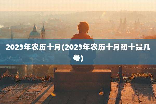 2023年农历十月(2023年农历十月初十是几号)