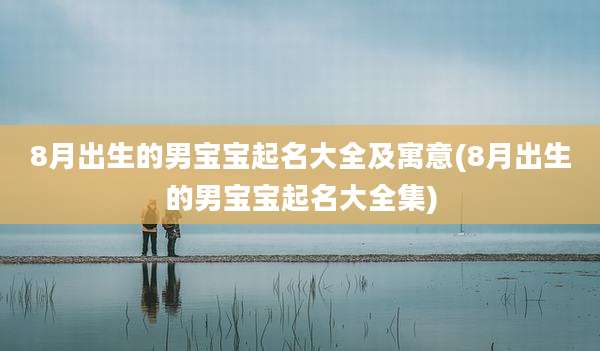 8月出生的男宝宝起名大全及寓意(8月出生的男宝宝起名大全集)