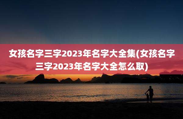 女孩名字三字2023年名字大全集(女孩名字三字2023年名字大全怎么取)