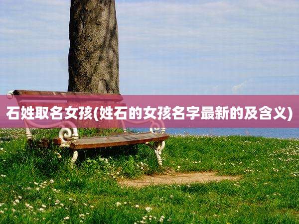 石姓取名女孩(姓石的女孩名字最新的及含义)