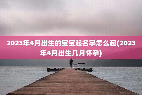 2023年4月出生的宝宝起名字怎么起(2023年4月出生几月怀孕)