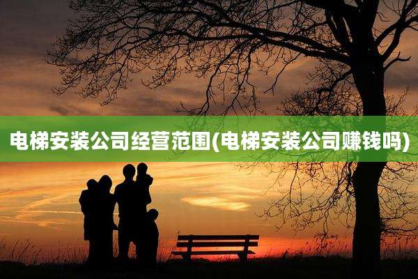 电梯安装公司经营范围(电梯安装公司赚钱吗)