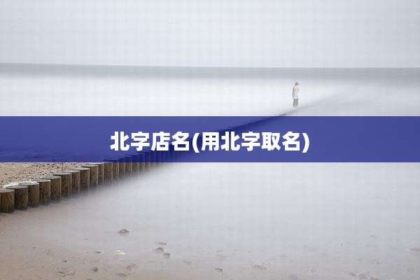 北字店名(用北字取名)