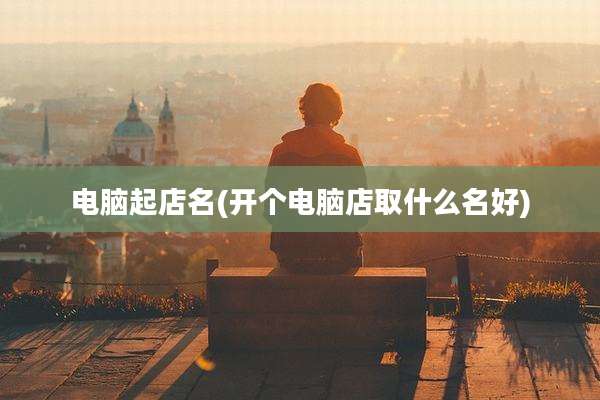 电脑起店名(开个电脑店取什么名好)