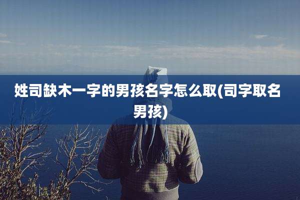 姓司缺木一字的男孩名字怎么取(司字取名 男孩)