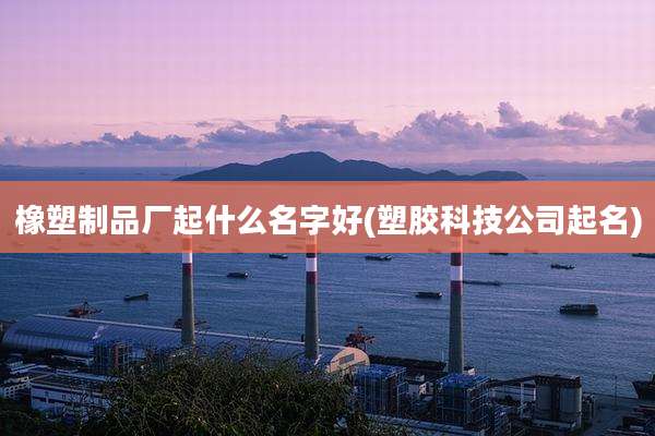 橡塑制品厂起什么名字好(塑胶科技公司起名)
