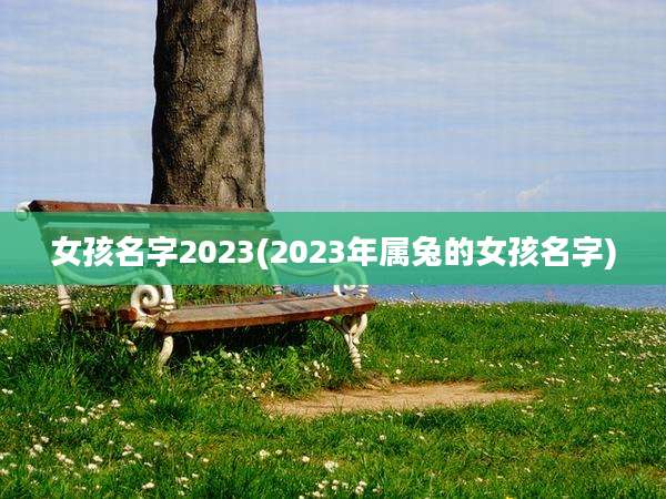 女孩名字2023(2023年属兔的女孩名字)