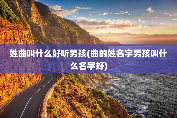 姓曲叫什么好听男孩(曲的姓名字男孩叫什么名字好)